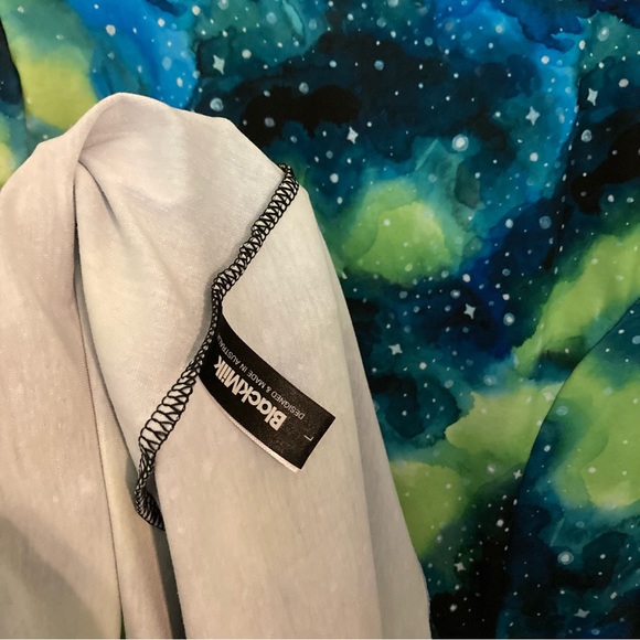 Galaxy Watercolor Evil Tee Dress - Picture 7 of 9